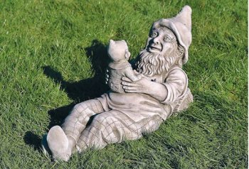 Lge Gnome with Baby